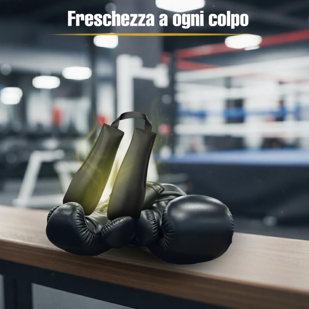 Deodorante Guanti Boxe e Altri Sport - Elimina Odori e Umidità - Accessorio Essenziale per Attrezzature da Boxe