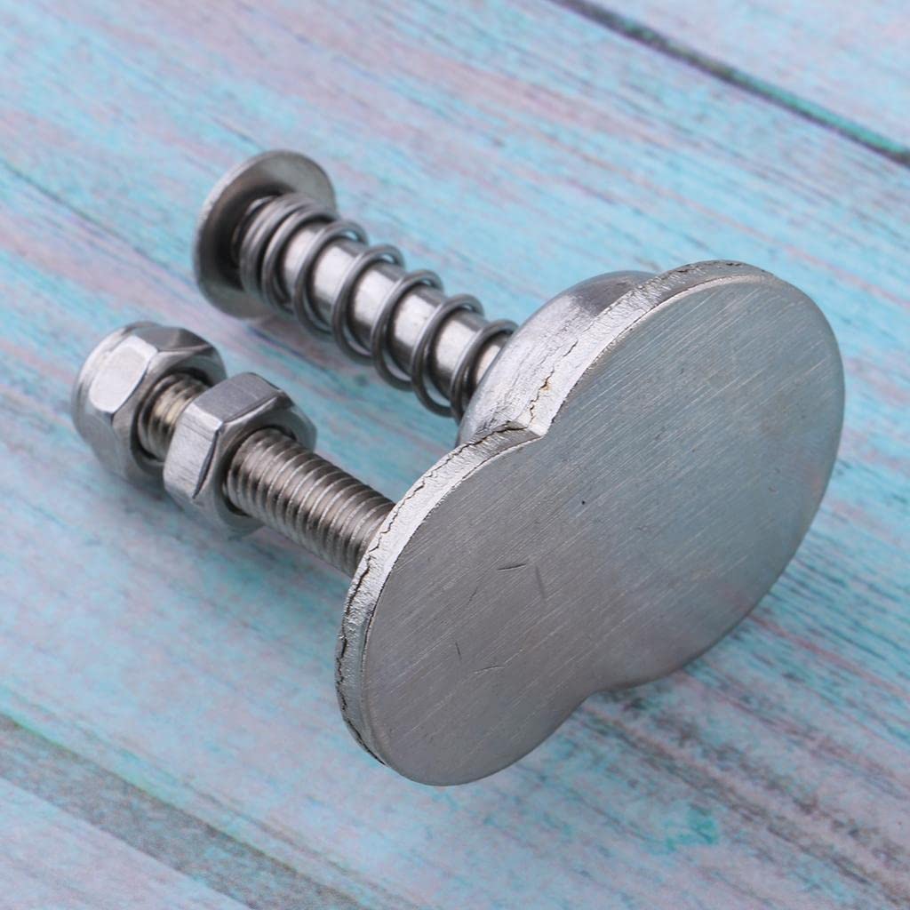 Fibbia Magnetica Set Fermaglio Magnetico Supporto Blocca Magneti Accessori Fissaggio Acciaio Inossidabile Resistente per Bicicletta Pieghevole Adatto