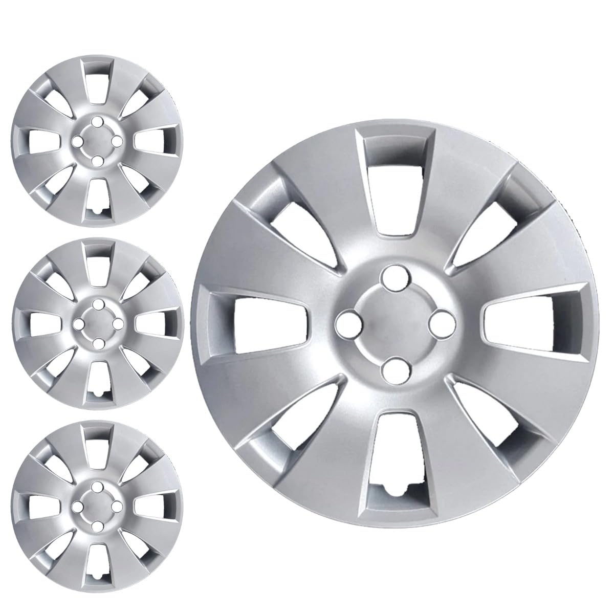SERIE 4 BORCHIE - 4 COPRICERCHI COPPE RUOTA 15" PER TOYOTA YARIS