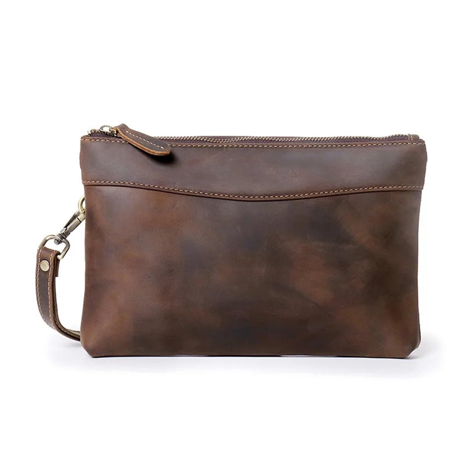 Pochette da uomo in pelle vintage di grande capacità Adatto Agli Uomini