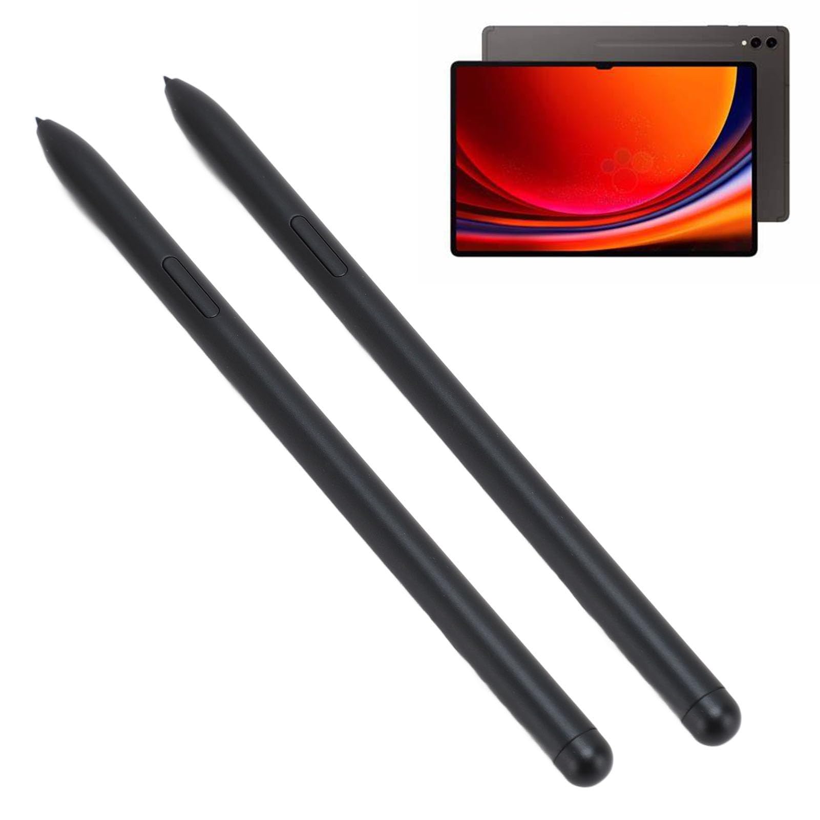 Zamiennik rysika S Pen, magnetyczny rysik do tabletu S Pen S9 S9+ Pus S9 Ultra S9 FE 4096 poziomów czułości na nacisk, zamiennik rysika do Tab (czarny)