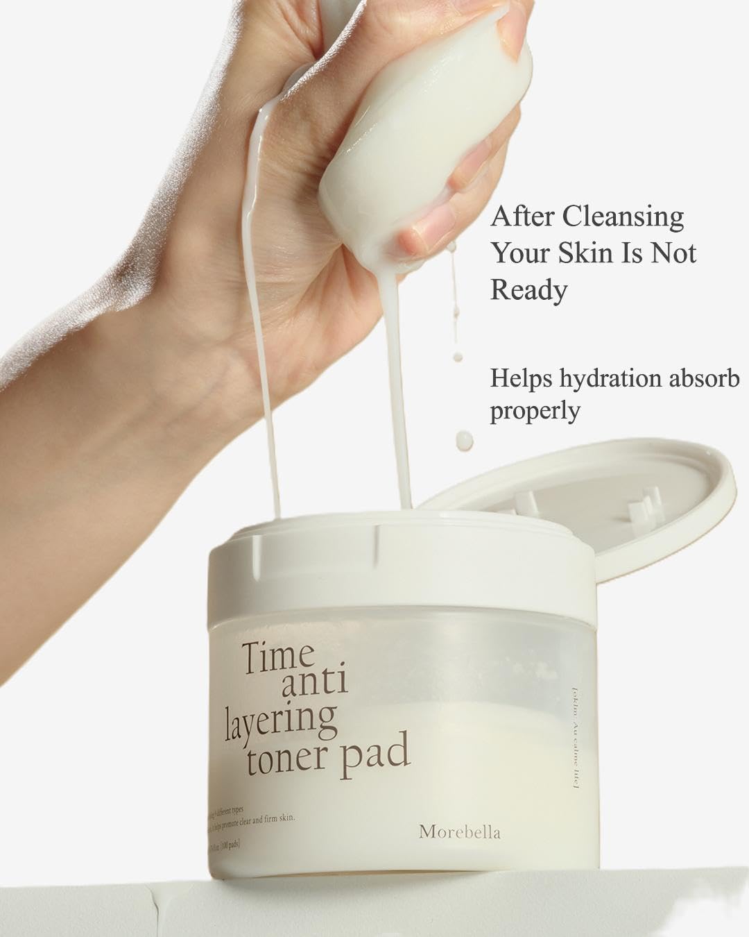 Collagen Toner Pads – Pre-Soaked Korean Skincare Pads for Post-Cleansing Prep, Hydration Support & Skin Texture Refinement, 100 Count