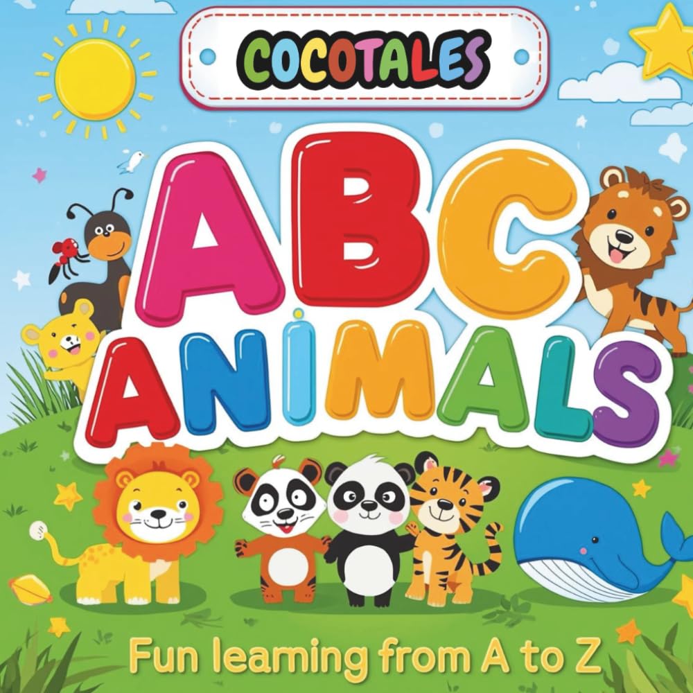 ABC Animals Colouring Book