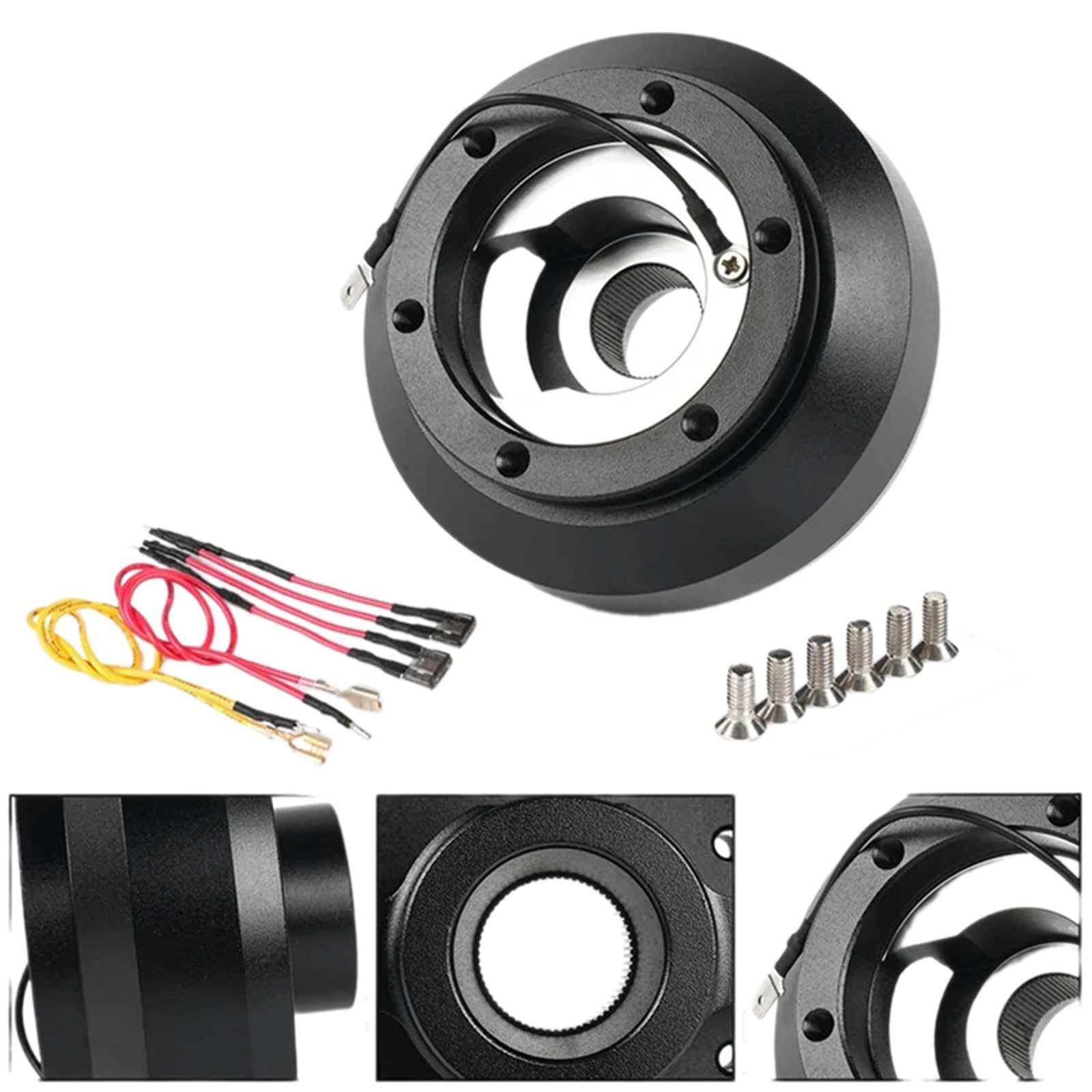 Kit de Adaptador de Cubo Corto for Volante de Aluminio A95e 135h for y Civic Reemplazo de polea de cortacésped