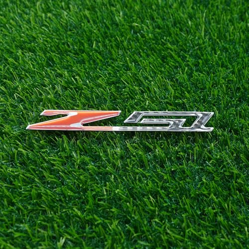 Image of Hood Door Tailgate Trunk Badge Nameplate Emblem Replacement for Z51 1Pc (Chrome Outline Carbon Fiber Look)