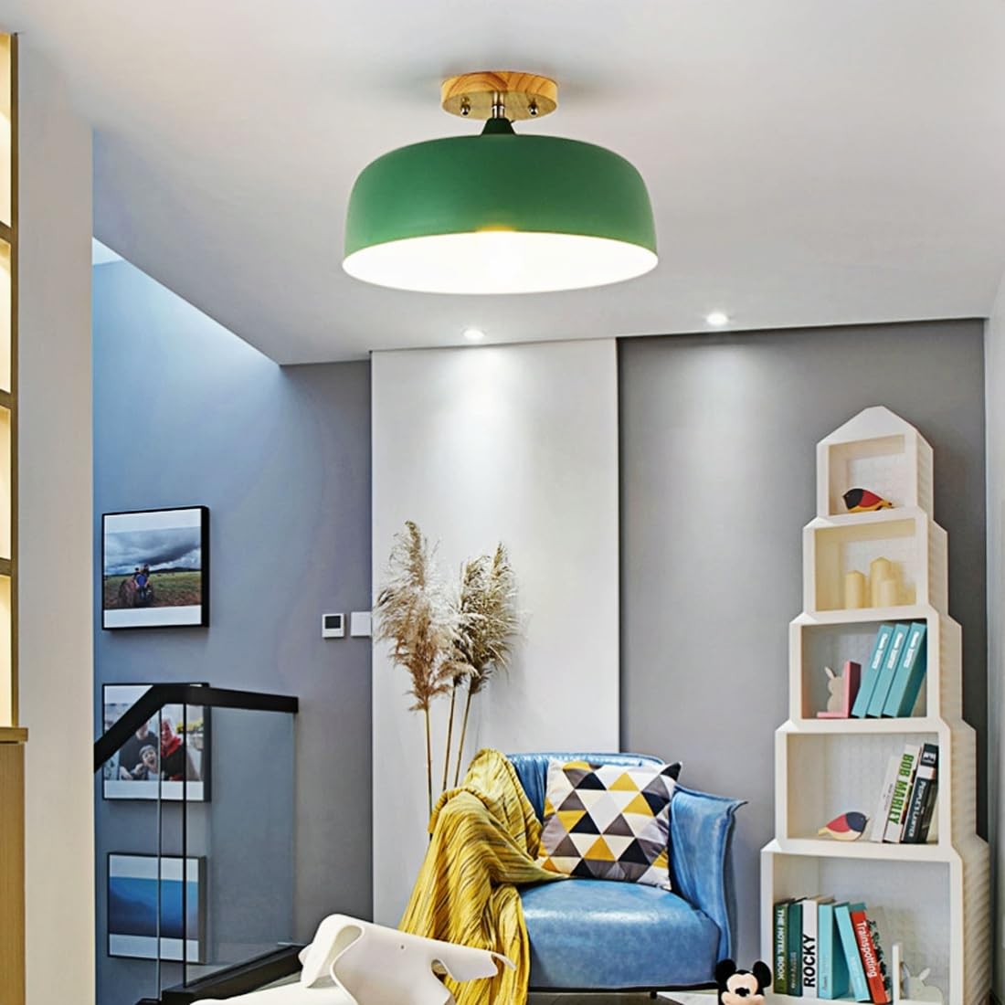 Lámpara De Techo Nórdica Para Pasillo, Lámpara Decorativa Creativa Para Vestidor, Iluminación Metálica Macaron Para Pasillo, Lámpara De Techo Para Isla De Cocina.
