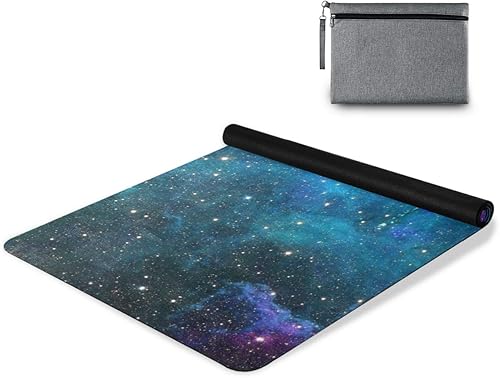 Miniatura 3 de Galaxy Stars - Esterilla de yoga antideslizante gruesa para niños, respetuosa con el medio ambiente, de goma, plegable, para hacer ejercicio