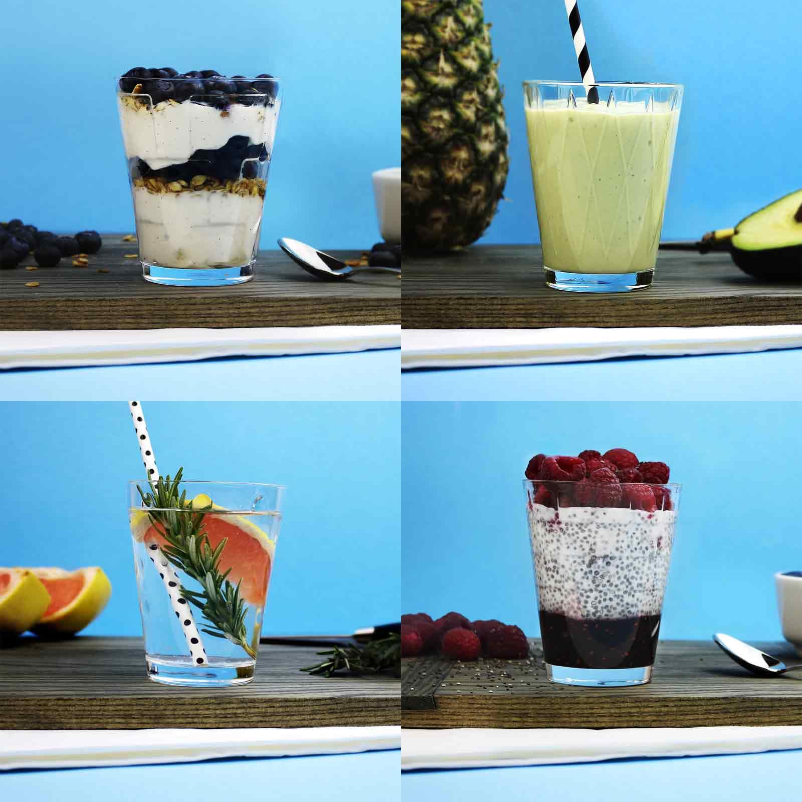Villeroy & Boch - Dressed Up Wasserglas-Set, 16 teilig, 310 ml, Kristallglas, spülmaschinengeeignet, 4x 4er Set sortiert