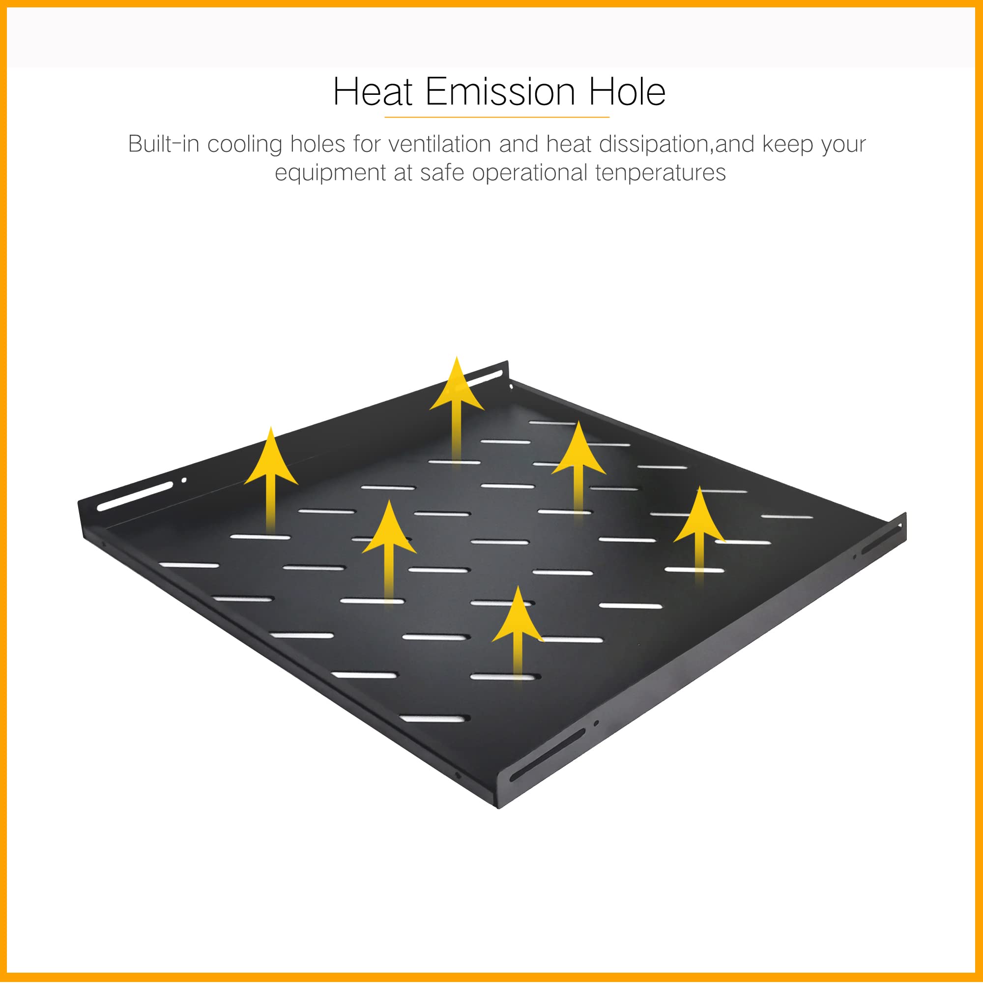 Amazon.com: RIVECO Server Rack Shelf Vented Rack Mount