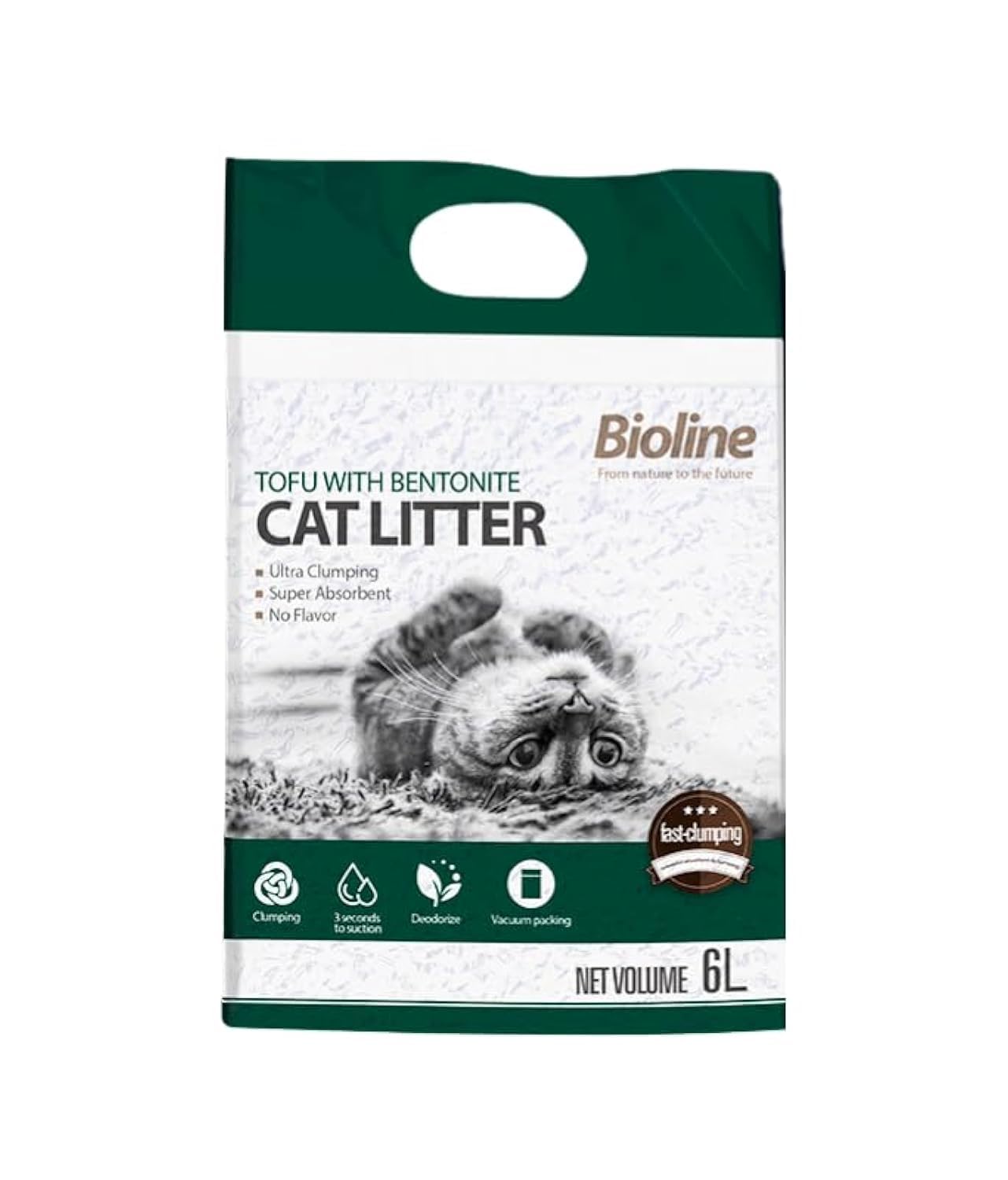 Bioline Tofu With Bentonite Cat Litter 6L