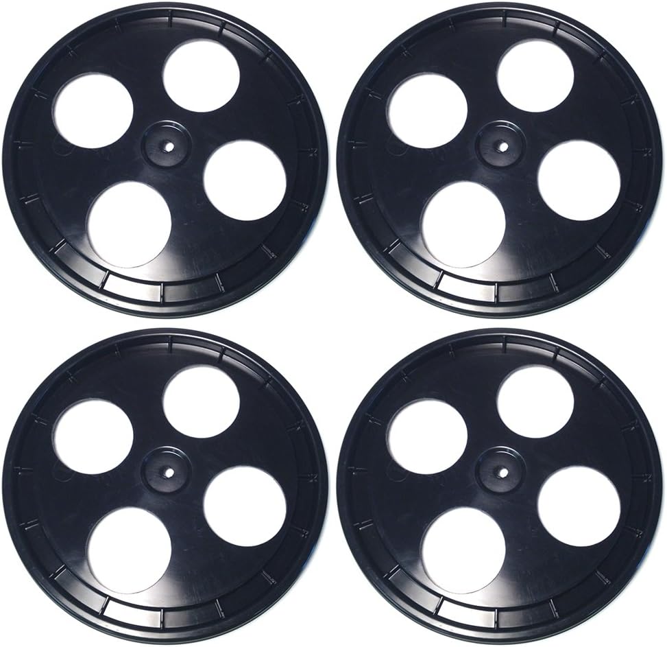 DIY - 4 Site Hydroponic Bucket Lid - 4 Pack