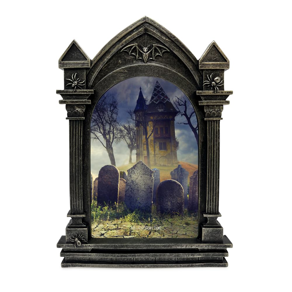 Amazon.com - Isaac Jacobs 4x6 Haunted House Vault Picture Frame