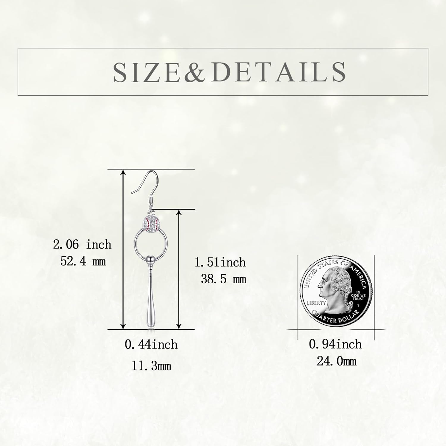 POPLYKE Sport Earrings for Women 925 Sterling Silver Dangle Earrings Jewelry Gifts for Player Sports Fan - Image 5