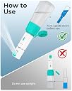 VELOMAX Portable Bidet with 450ML Detachable Bottle, Rechargeable Jet Spray for Travel & Toilet 2 Pressure Modes IPX7 Waterproof Electric Sprayer with 830mAh Battery for Men, Women, Postpartum(Green) gallery image