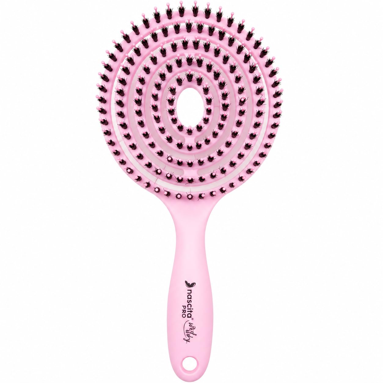 Nascita Pro Üç Boyutlu Oval Saç Fırçası Pembe