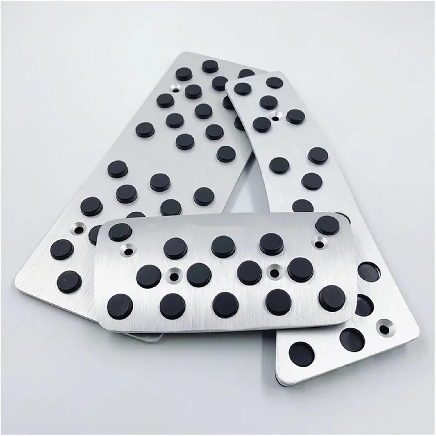Compatible With Honda CIVIC 2006 2007 2008 2009 2010 2011 AT/MT Aluminum Alloy Rubber Car Gas Accelerate Brake Pedal Pad Cover(MT)