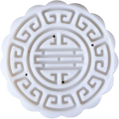Miniatura 9 de Sellos de pastel de luna de 3.53 oz, patrón tradicional, moldes de pastel de luna, moldes para festival, bricolaje, prensa de mano, cortadores de