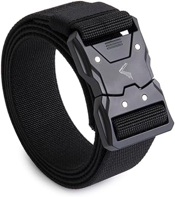 Fabio Valenti Mens Tactical Belt, Rigger Hiking Belt, 1.5" Nylon Web Novelty Work Belt for Men