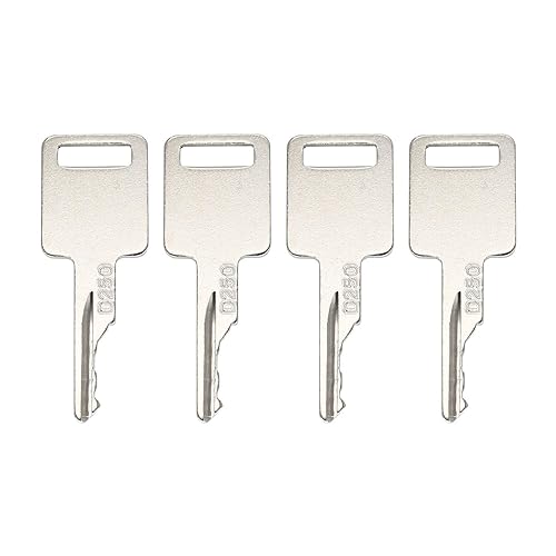 Miniatura 4 de 6693241 Llave de encendido 4 piezas 6709527 compatible con excavadoras Bobcat 325 328 329 331 334 335 337 341 319 320 321 322 323 325 328