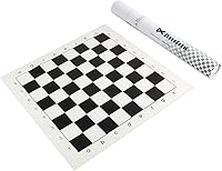 Vista 1 de Andux Tablero de ajedrez enrollable XQQP-01 (Negro, 13.8x13.8 in)