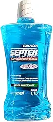 Enxaguante Antisséptico Bucal Septch, Sabor Menta, Sem Álcool, com Flúor, 1,1 Litros