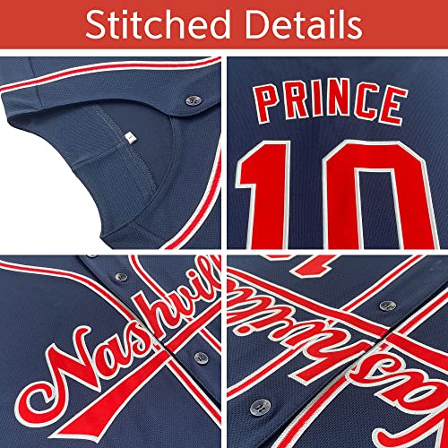 Custom Baseball Jersey Stitched or Printed Team Name Number for Adult Youth miniatura 3