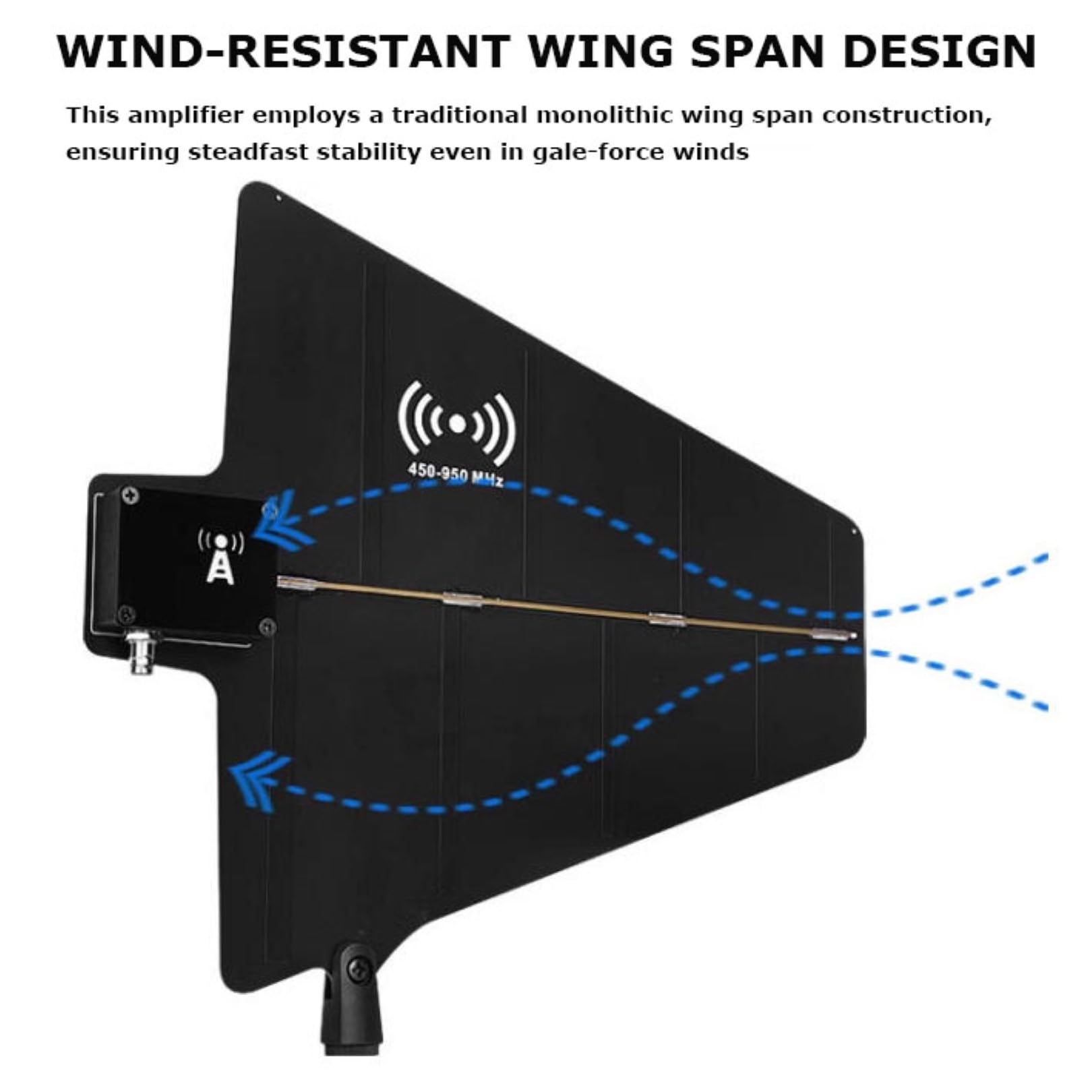 System Dystrybucji Mocy Anteny Uhf, Aktywne Anteny Kierunkowe 450-950 Mhz, Wzmacniacz Sygnału Mikrofonu Bezprzewodowego Z 2 Antenami, Do Użytku Na Wesela