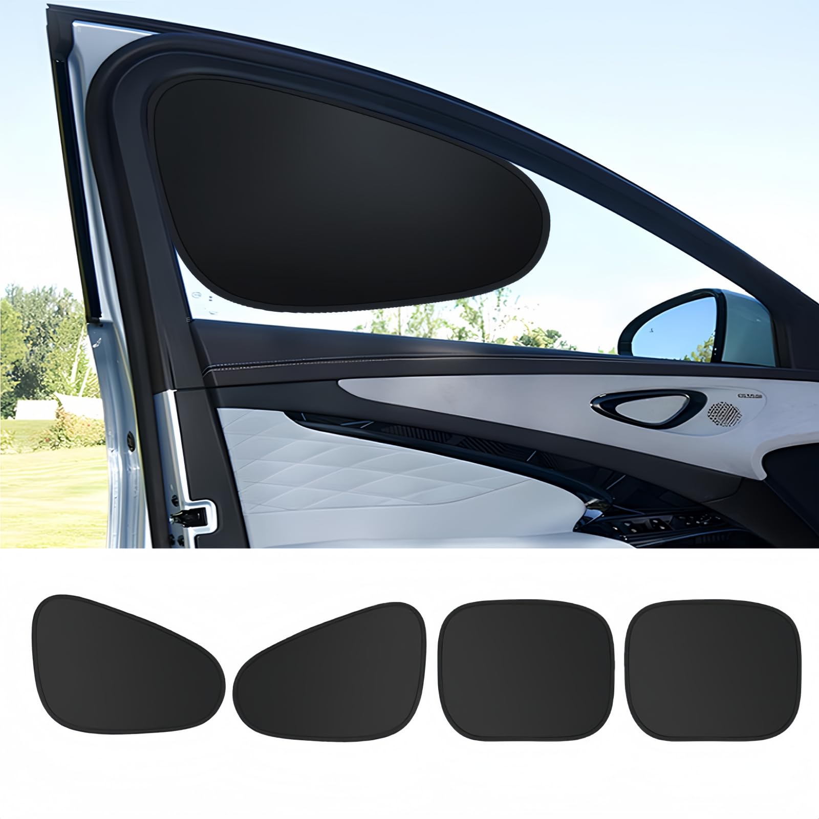 Parasole Auto Bambini 4 Pezzi Tendine Sole UV Universale