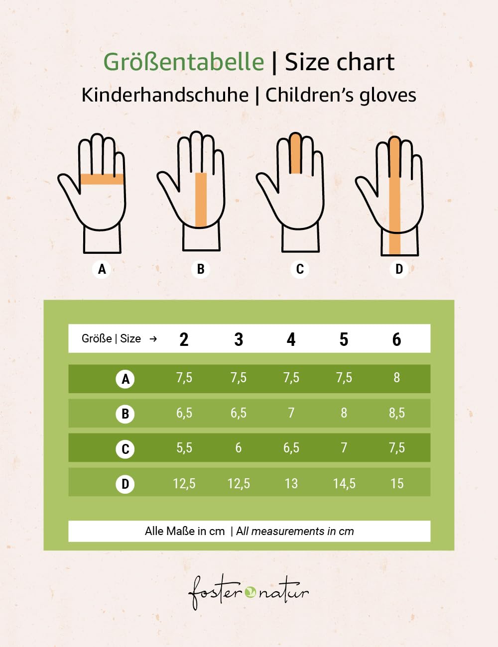 Foster-Natur, Gants en laine mérinos pour enfant