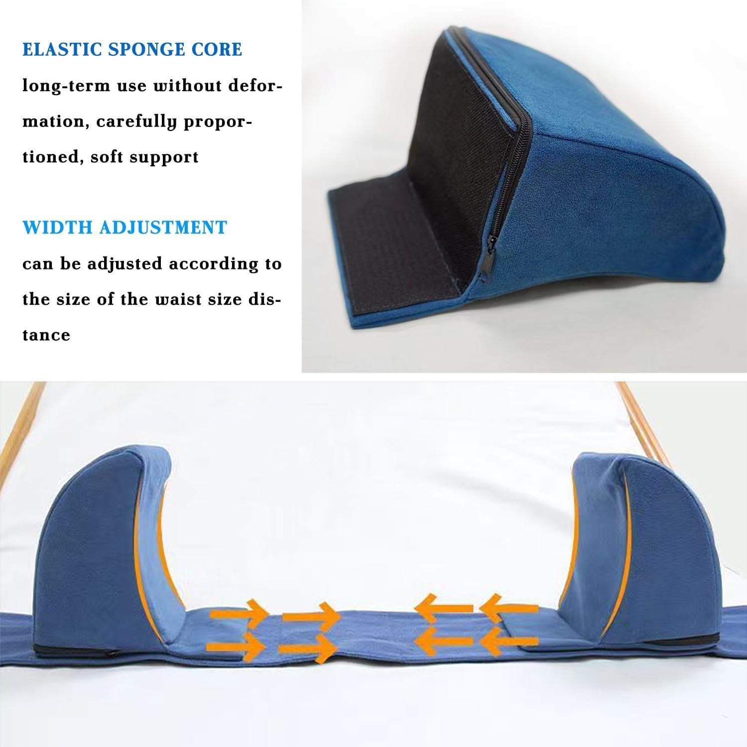 Soporte Lateral para Protectores Laterales de sillas de Ruedas, cojín de Soporte Lumbar para Cama y Silla de Ruedas, Almohadilla Antideslizante para reposabrazos de Silla para usuarios de sillas de