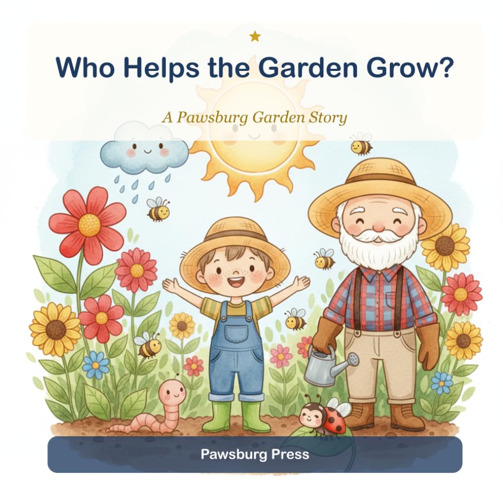 Who Helps the Garden Grow?: A Garden Story About Teamwork & Nature (Pawsburg Garden Stories)