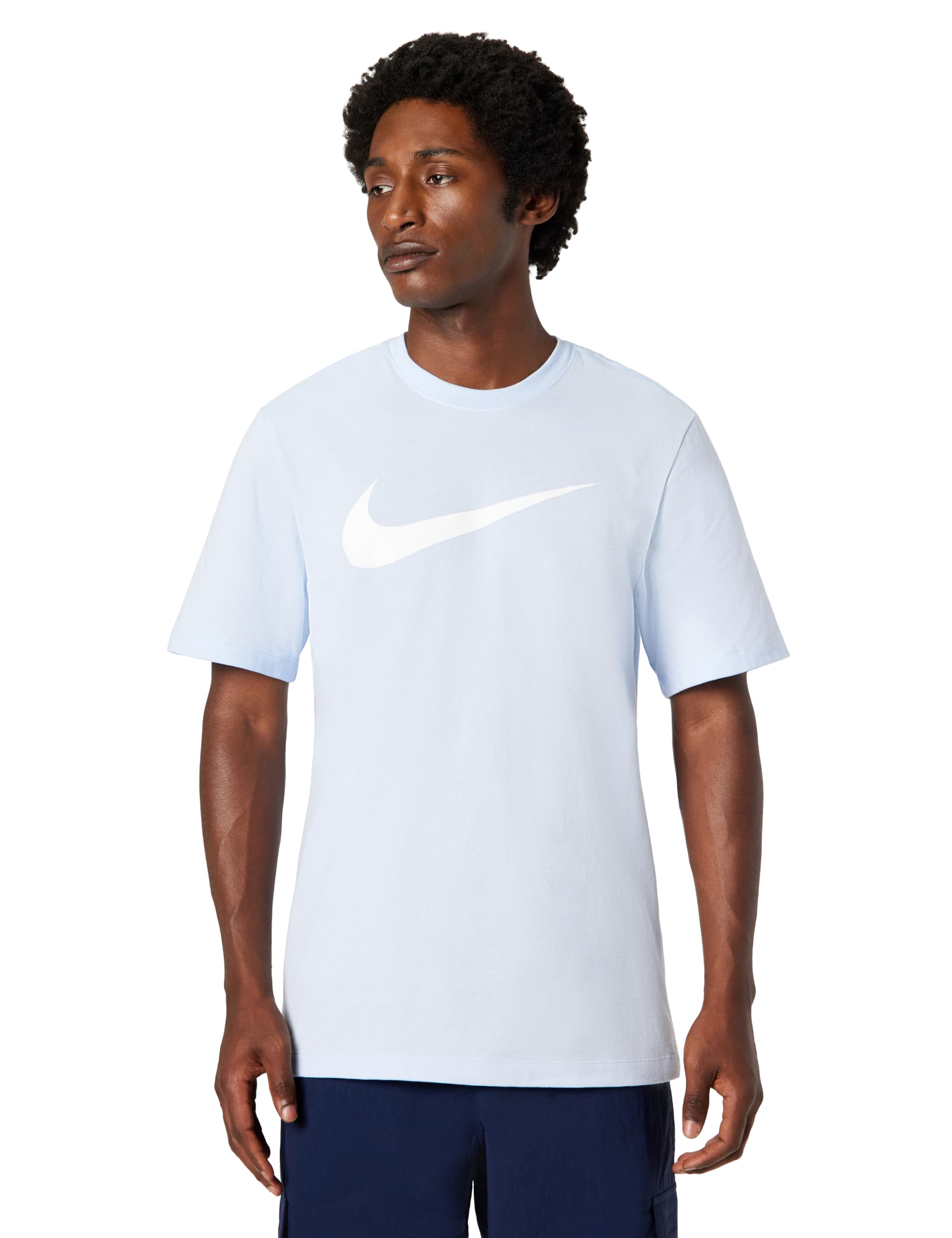 Nike Men's Sportswear Swoosh T-Shirt, Hydrogen Blue, Large