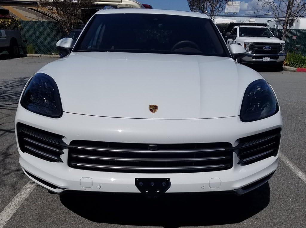STO N SHO Front License Plate Bracket Compatible with 2019-2023 Cayenne/Cayenne S (except Turbo GT) without ACC(SNS188)