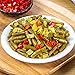 Pickled pepper cowpea (48g*5 packages) cowpea mustard 240g (8.4oz.) Sour beans with salted vegetables