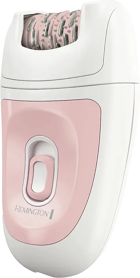 Remington Smooth &amp; Silky Total Coverage Epilator, Electric Tweezing System, Pink, EP7010E