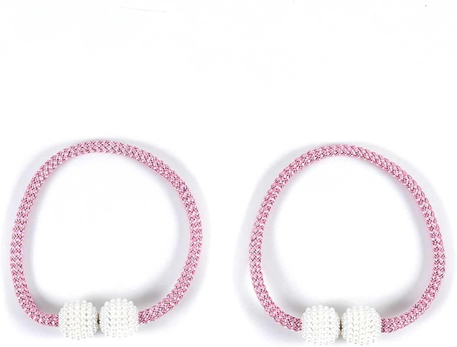 Tie Backs for Curtains,Curtain Tie Backs 10 Pcs Simple Pearl Curtains Tied with Magnetic Lacquette Spot Creative Curtains Buckle Magnet (Color : A)