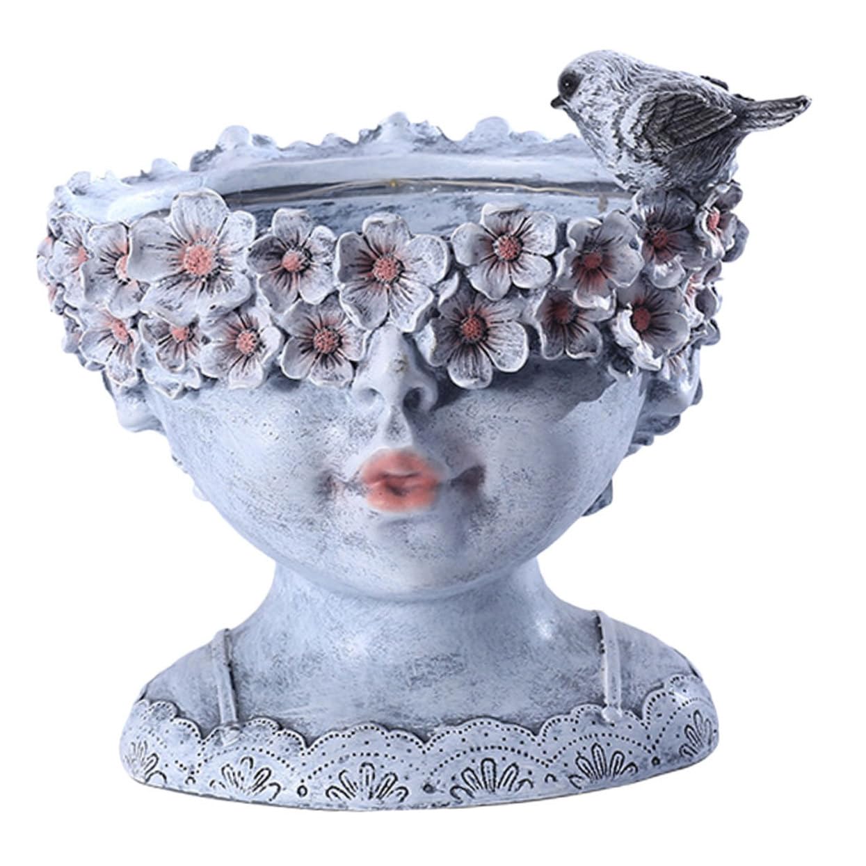 Pot de fleurs solaire design chic cadeau idéal pour la maison