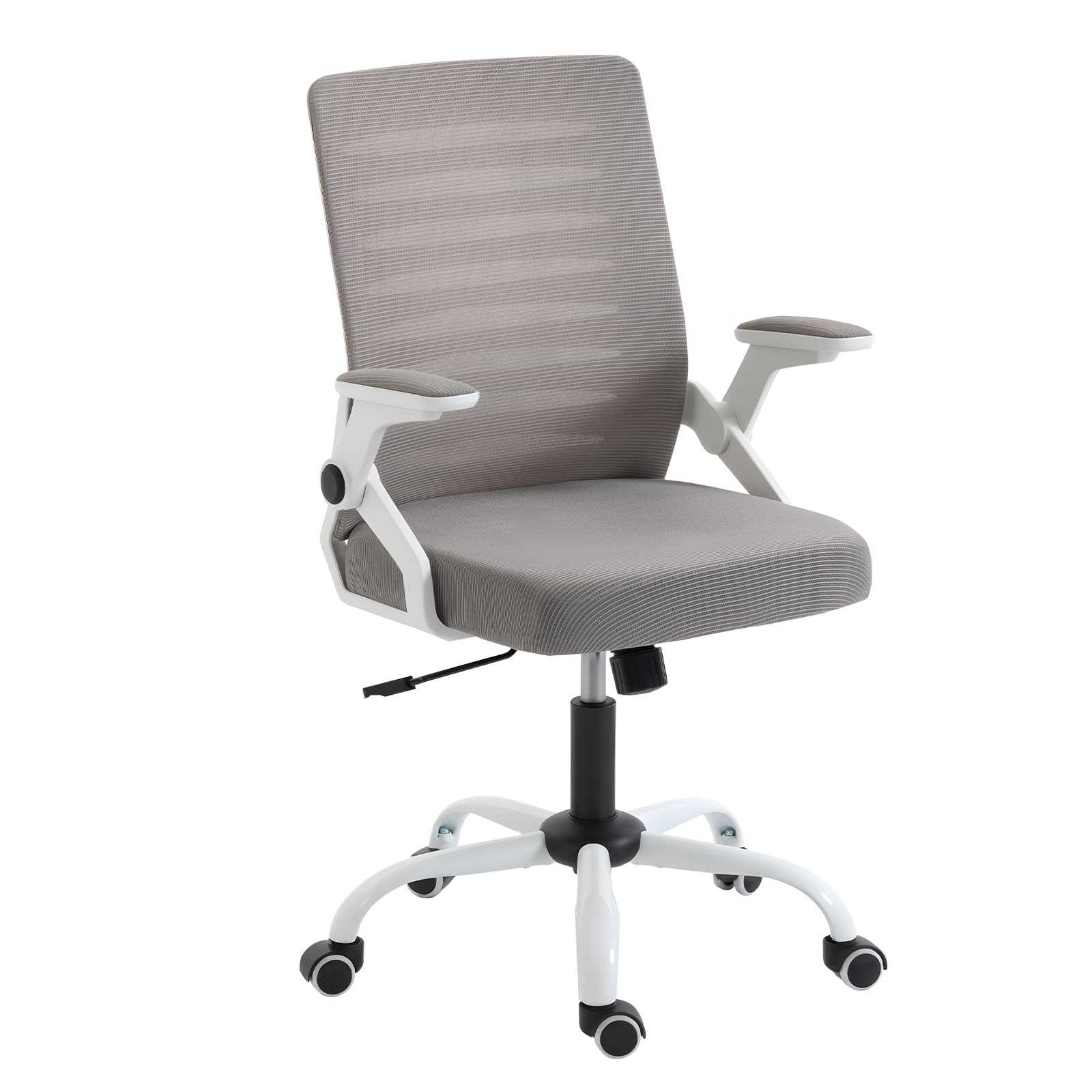 Panana Mesh Back Office Chair Rolling Ergonomic Desk Chair with Wheels Adjustable Height Task Chair (Grey)