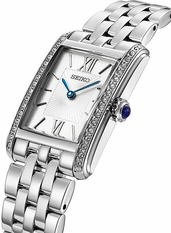 Seiko Women Analog Quartz Watch with Stainless Steel Strap