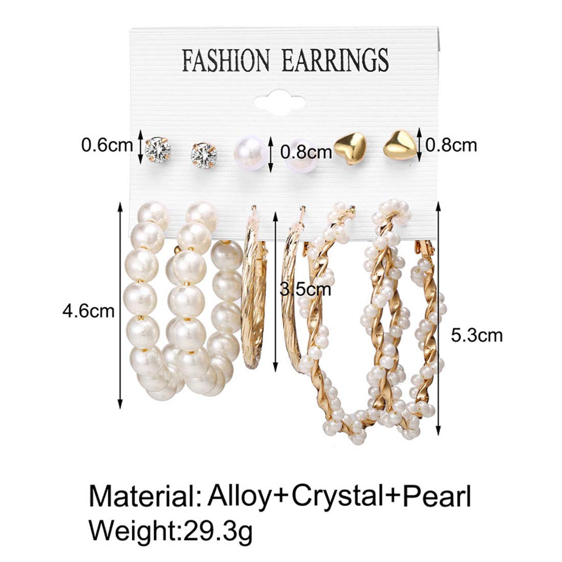 Plated Earrings Combo Set - Stylish and Elegant Jewelry