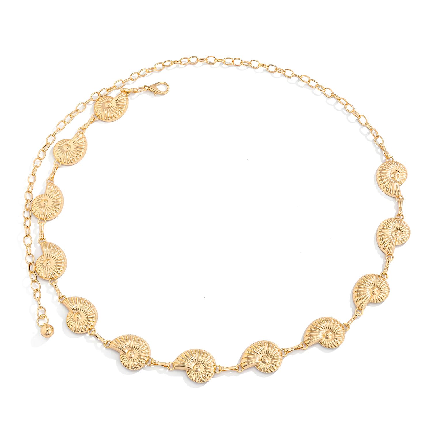 syga Women’s Adjustable Beach Waist Chain - Shell, Pearl, Starfish & Conch Pendants - Dresses, Skirts & Beachwear Styling-picture-35