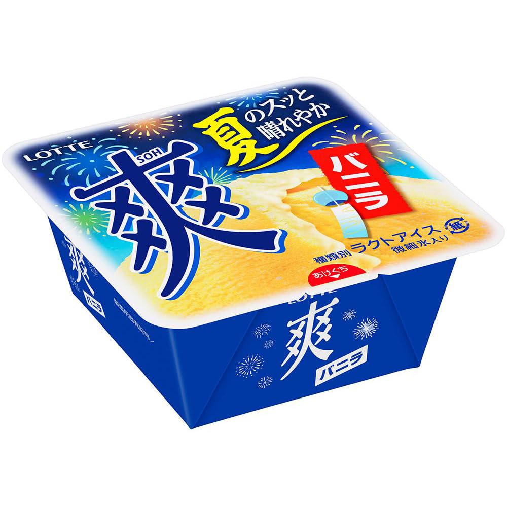 Amazon.co.jp: [アイス] ロッテ 爽 バニラ 190ml×6個 : 食品・飲料・お酒