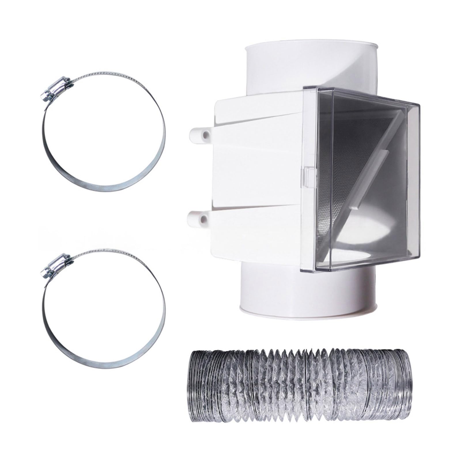 hogtnd 4-Inch Dryer Outlet, Particulate Filter, Flame Protection, Improves Efficiency, Reduces Risk of Dryer Expectancy