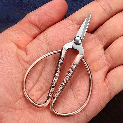 Tijeras pequeñas de bordado de costura de 3.3 pulgadas, tijeras pequeñas de acero inoxidable, tijeras de detalle de punta afilada para costura,