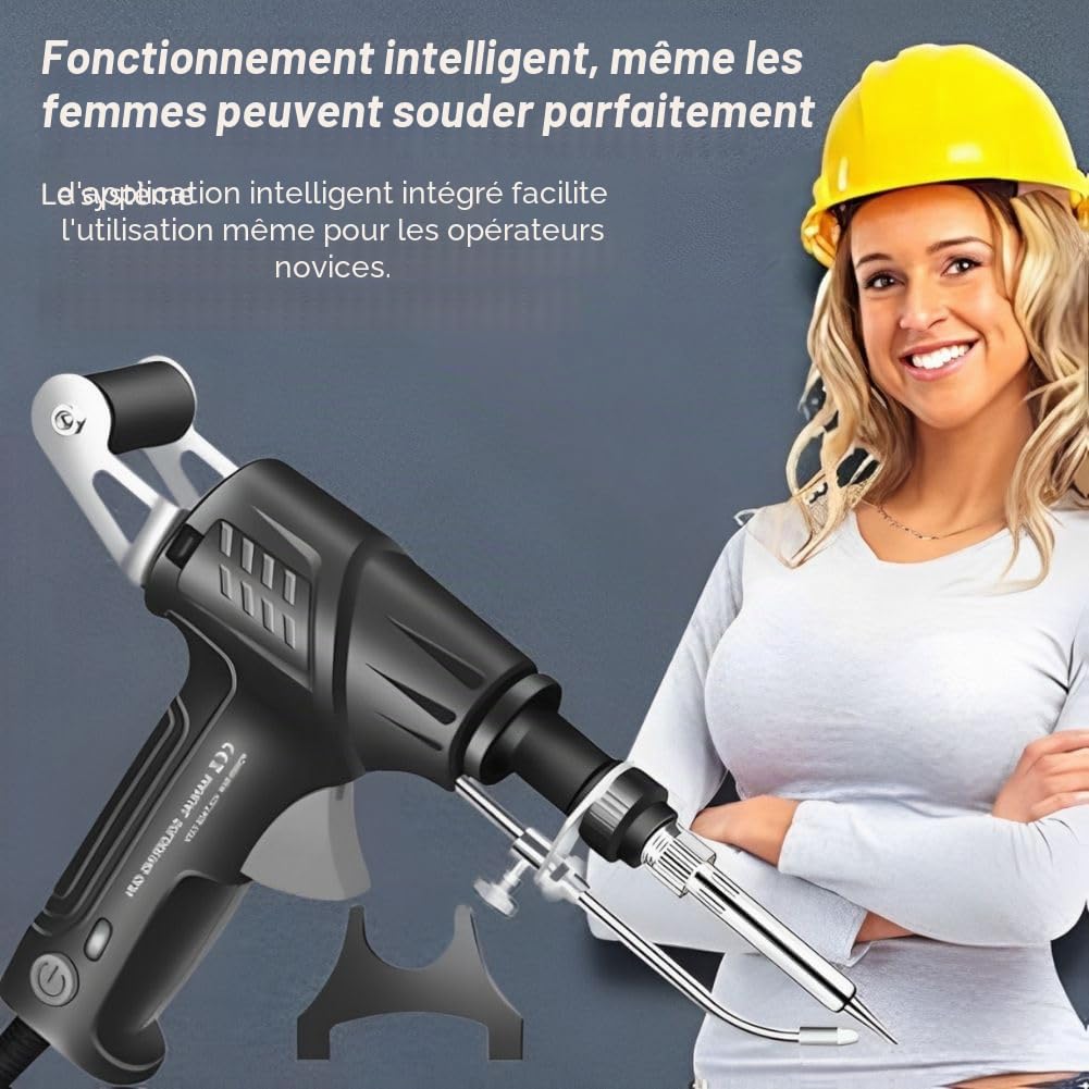 2026 Appareil de soudage laser portable, appareil de soudage laser 4 en 1, appareil de soudage laser à main 4 en 1 pour métal, avec 8 bobines de fil d'étain, soudage, décalaminage, découpe, aucun
