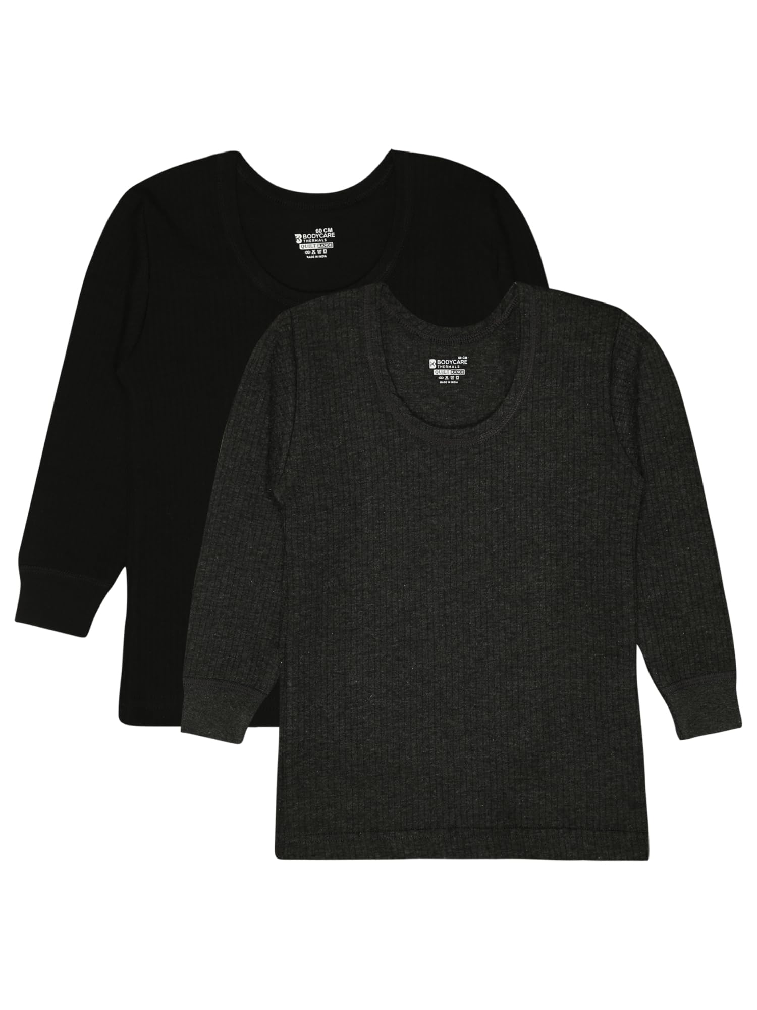 BODYCARE Unisex Slim Fit Thermal Tops Round Neck Full Sleeves Pack Of 2-picture-26