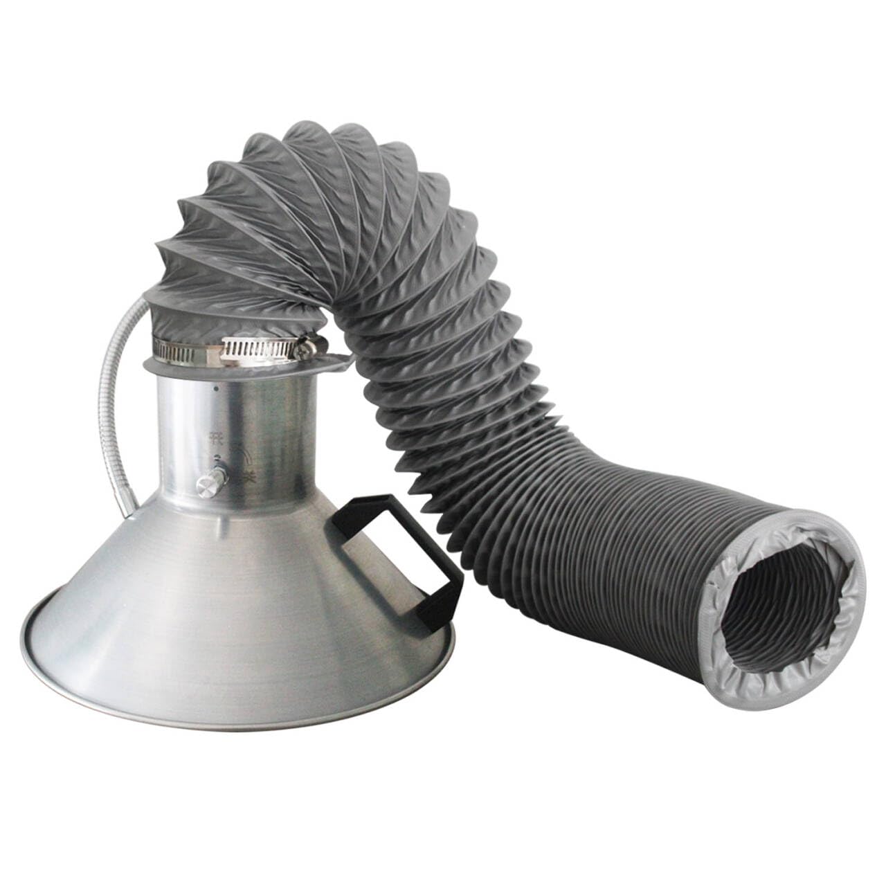 Extractor campana extractora de humos de soldadura industrial para soldadura brazo extractor laboratorio sistema de humo absorbedor de extracción de aire purificador (115-300mm con 2m tubo de pvc)