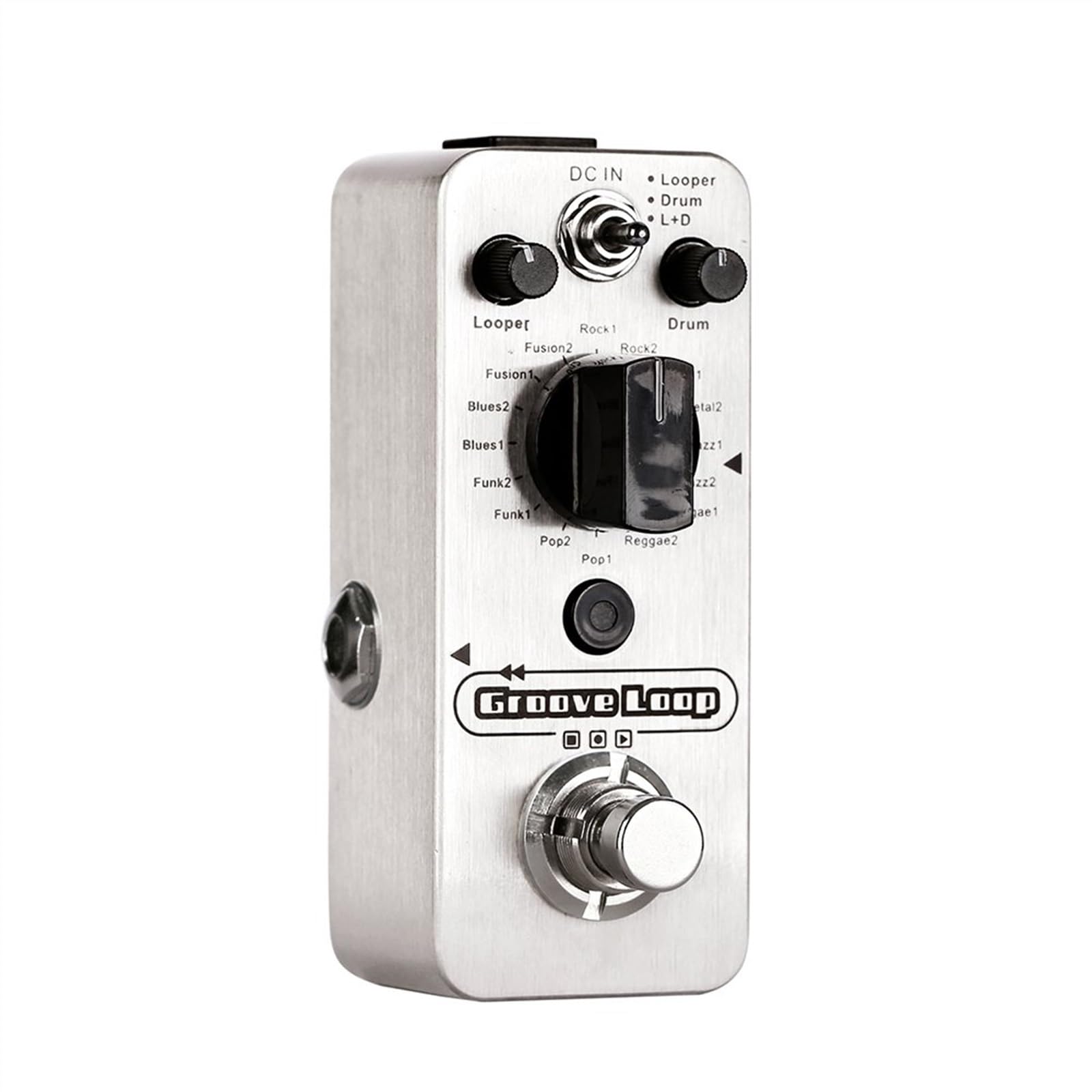 Effetti per Chitarra Pedali per Chitarra Groove Loop Drum Machine Looper Pedale 3 modalità Max 20 Min Tempo di Registrazione Processore di Effetti per Chitarra