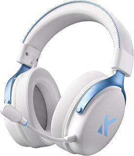 MCHOSE V9 Pro Sky White 7.1 Surround Kablosuz Gaming Kulaklık (HW-V9-3)