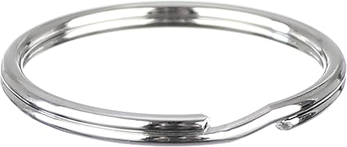 CleverDelights Llaveros divididos de 1 3/8 pulgadas - Paquete de 50 llaveros fuertes divididos